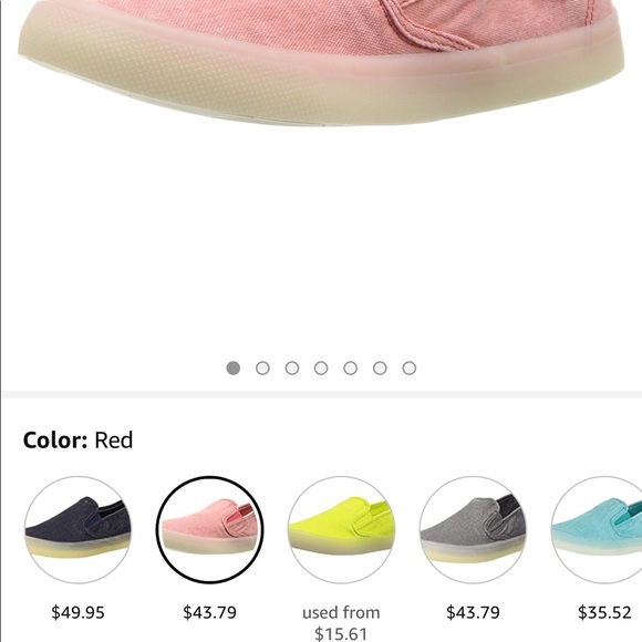 Sperry memory foam seaside drink red 8.5 - Picture 6 of 8